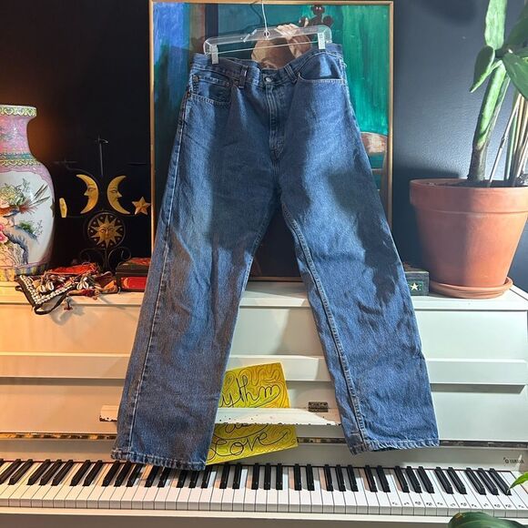 Levi's 505 Relaxed Fit Blue Jeans 38" x 30" - Picture 1 of 15